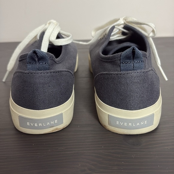 Everlane Tread Forever Casual Sneakers Navy Cream Lace Up Women’s Size 9 - Picture 6 of 11